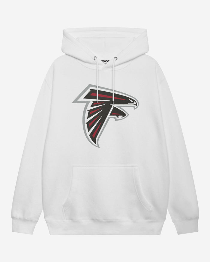 Atlanta Falcons Primary Logo Hoodie FOCO White S - FOCO.com