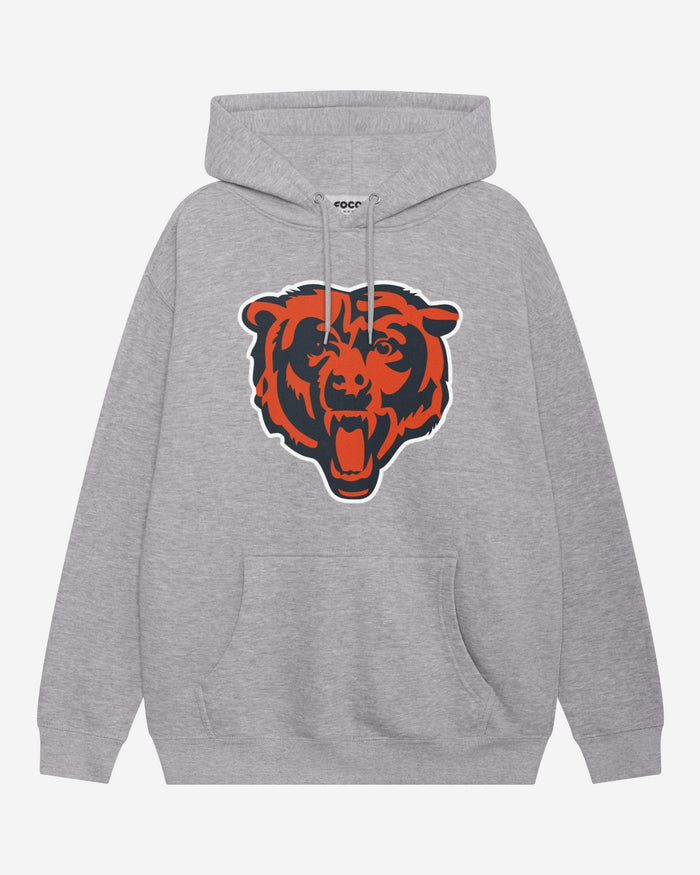 Chicago Bears Primary Logo Hoodie FOCO Athletic Heather S - FOCO.com