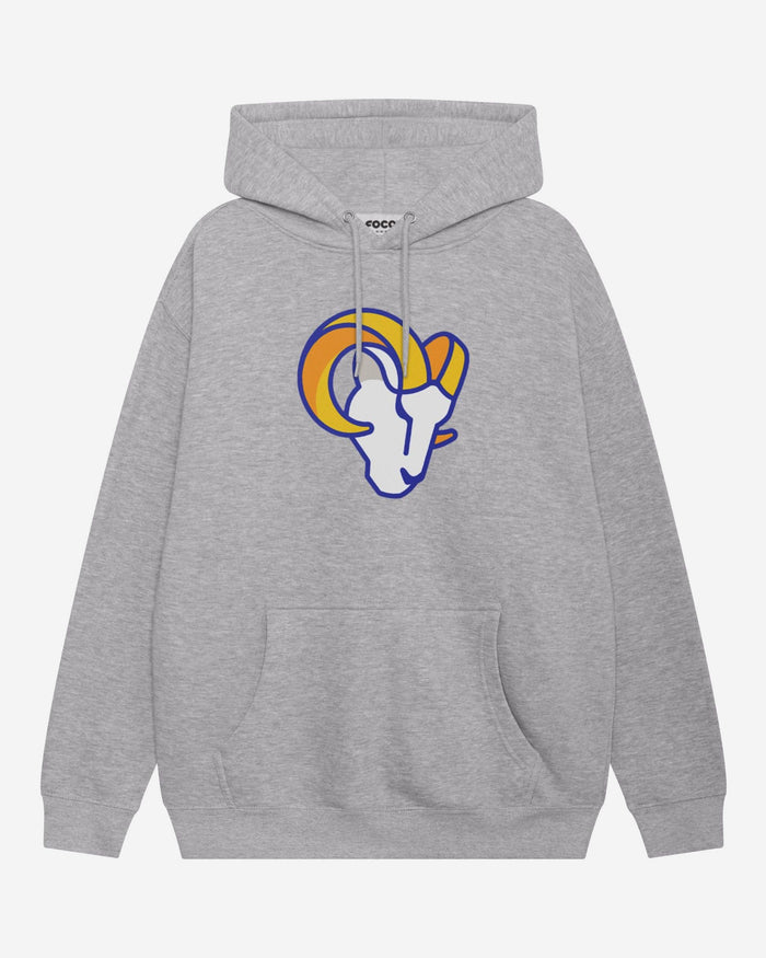 Los Angeles Rams Primary Logo Hoodie FOCO Athletic Heather S - FOCO.com