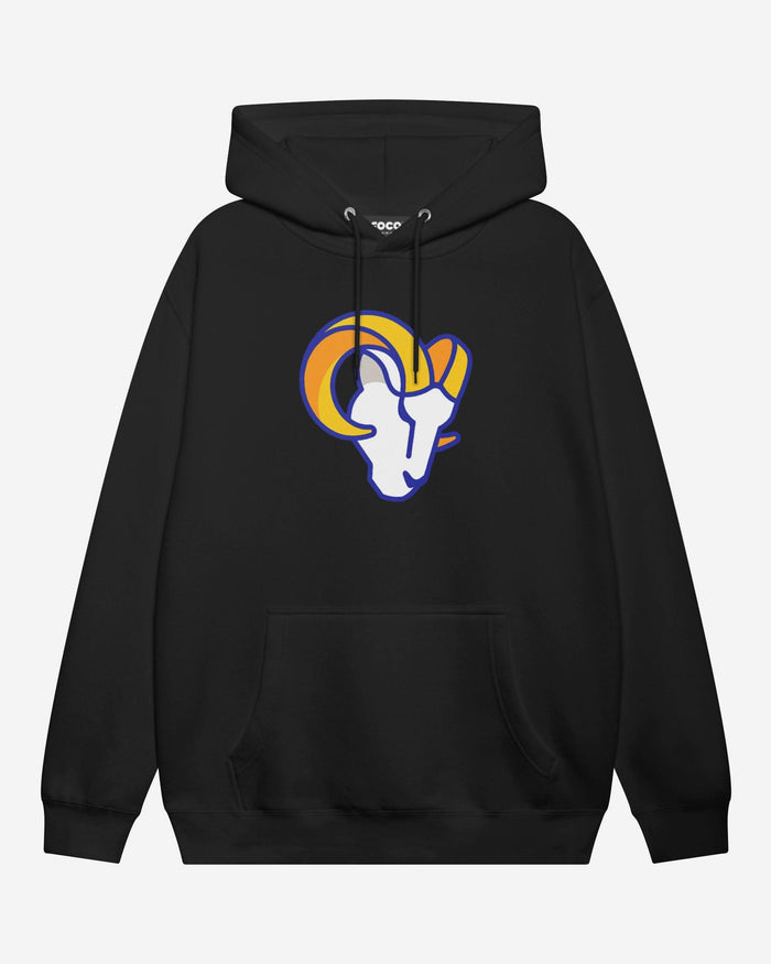 Los Angeles Rams Primary Logo Hoodie FOCO Black S - FOCO.com