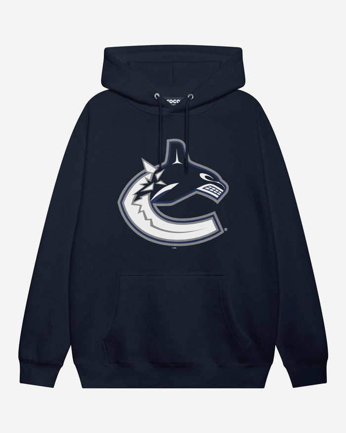 Vancouver Canucks Primary Logo Hoodie FOCO Navy S - FOCO.com