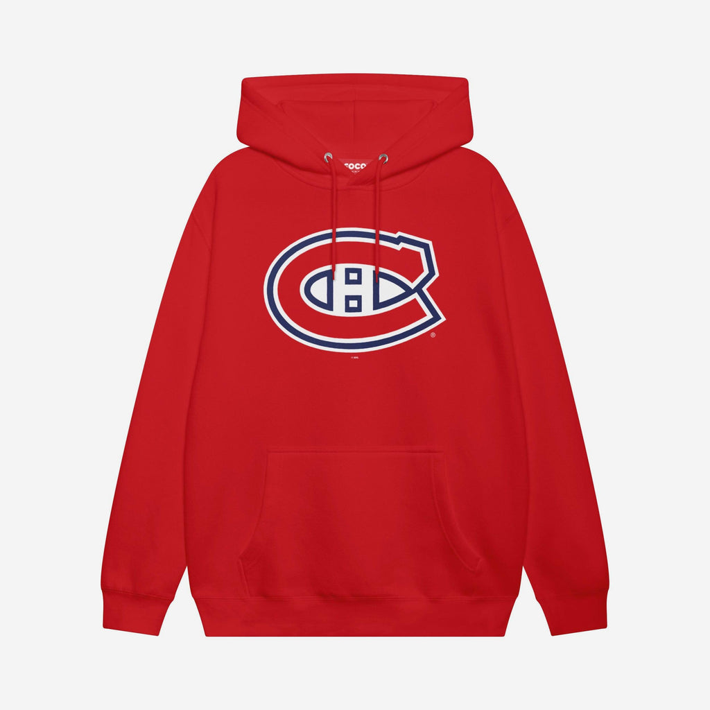 Montreal Canadiens Primary Logo Hoodie FOCO Red S - FOCO.com