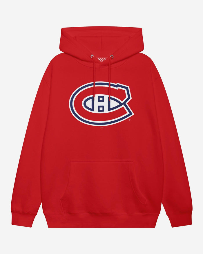 Montreal Canadiens Primary Logo Hoodie FOCO Red S - FOCO.com