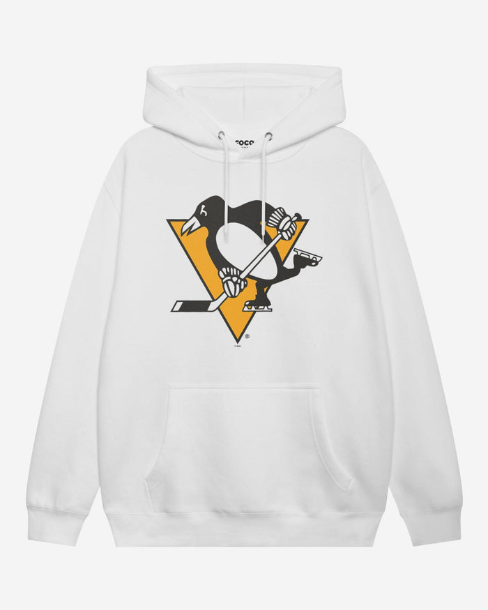 Pittsburgh Penguins Primary Logo Hoodie FOCO White S - FOCO.com