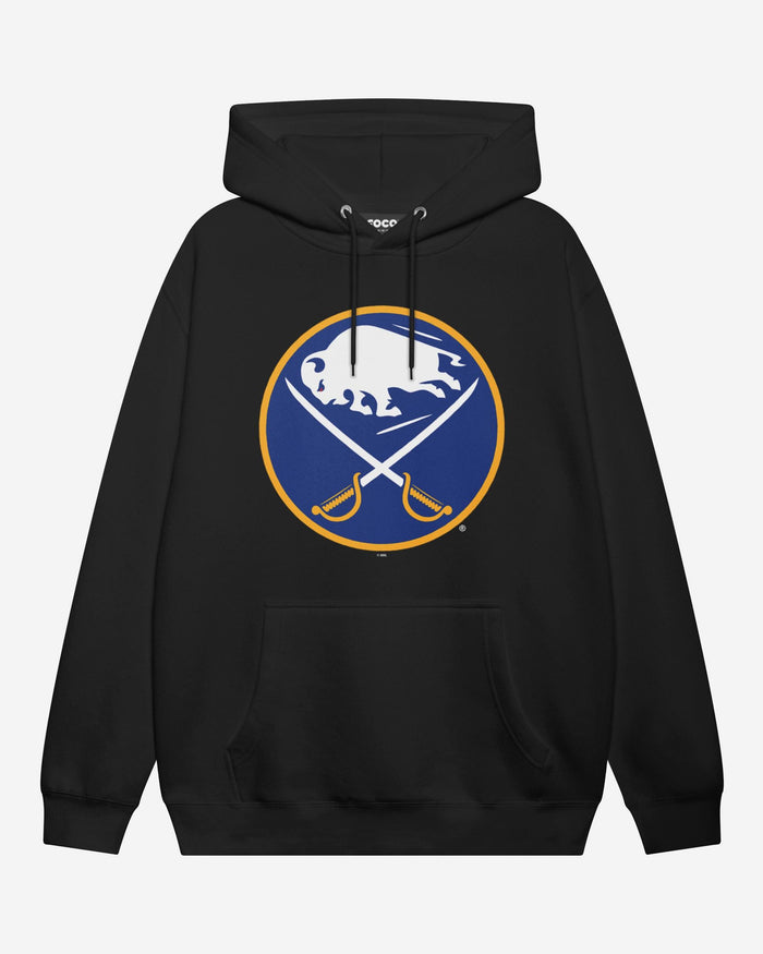 Buffalo Sabres Primary Logo Hoodie FOCO Black S - FOCO.com