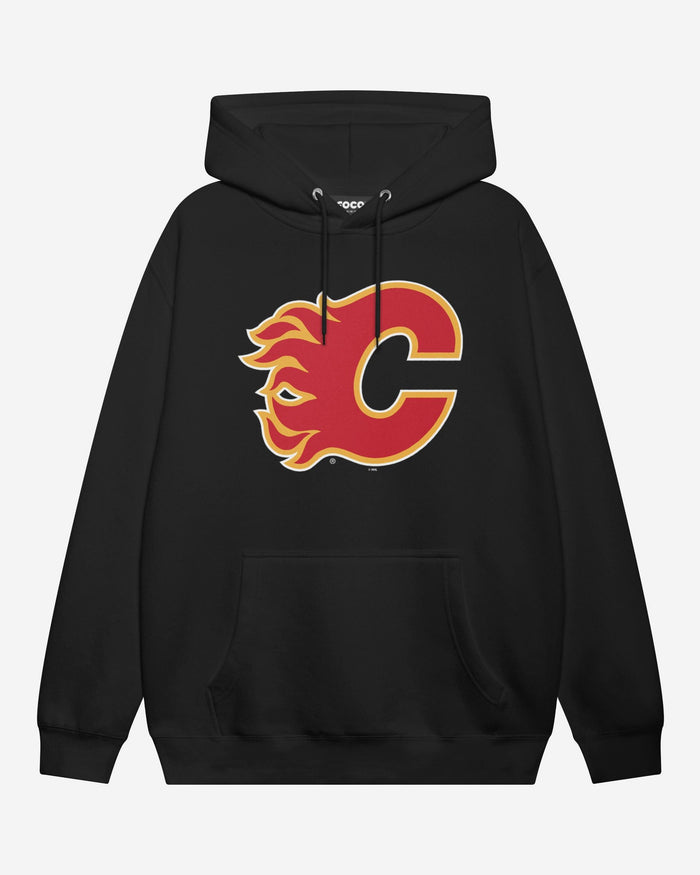 Calgary Flames Primary Logo Hoodie FOCO Black S - FOCO.com