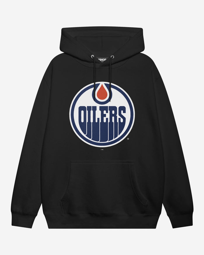 Edmonton Oilers Primary Logo Hoodie FOCO Black S - FOCO.com
