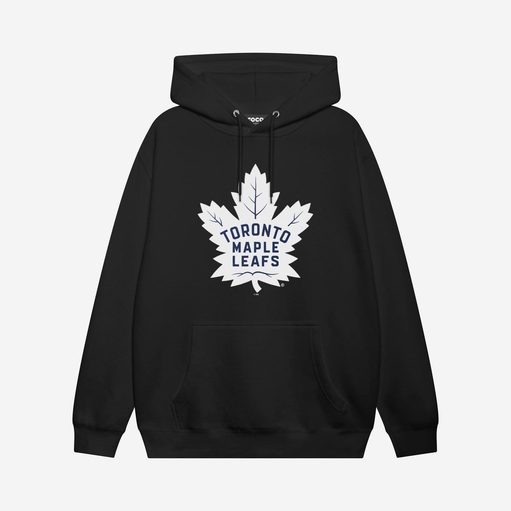 Toronto Maple Leafs Primary Logo Hoodie FOCO Black S - FOCO.com