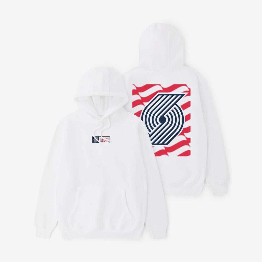 Portland Trail Blazers American Heritage Hoodie FOCO S - FOCO.com