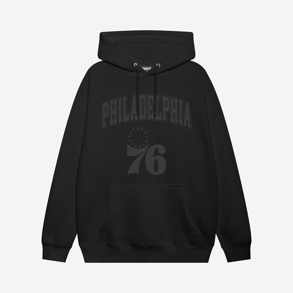 Philadelphia 76ers Blackout Hoodie FOCO S - FOCO.com