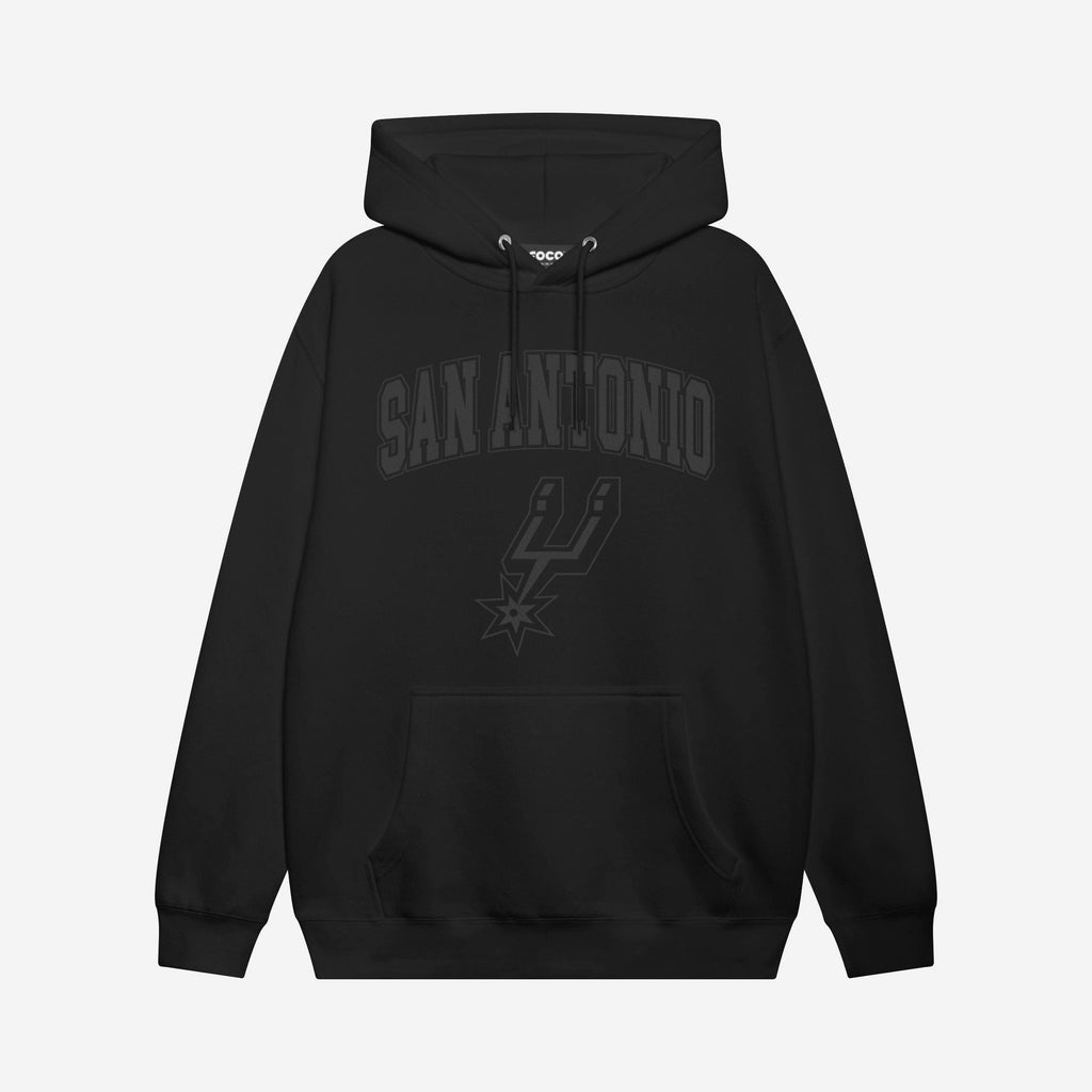 San Antonio Spurs Blackout Hoodie FOCO S - FOCO.com