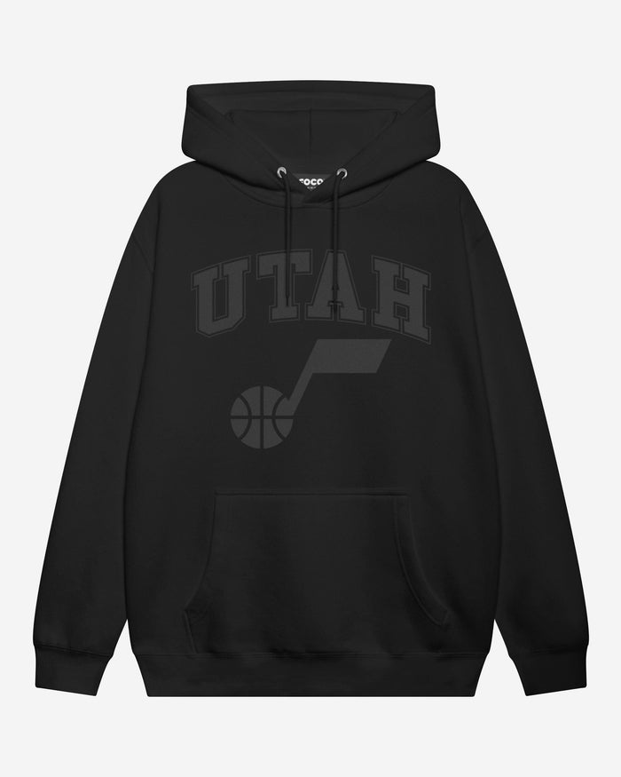 Utah Jazz Blackout Hoodie FOCO S - FOCO.com