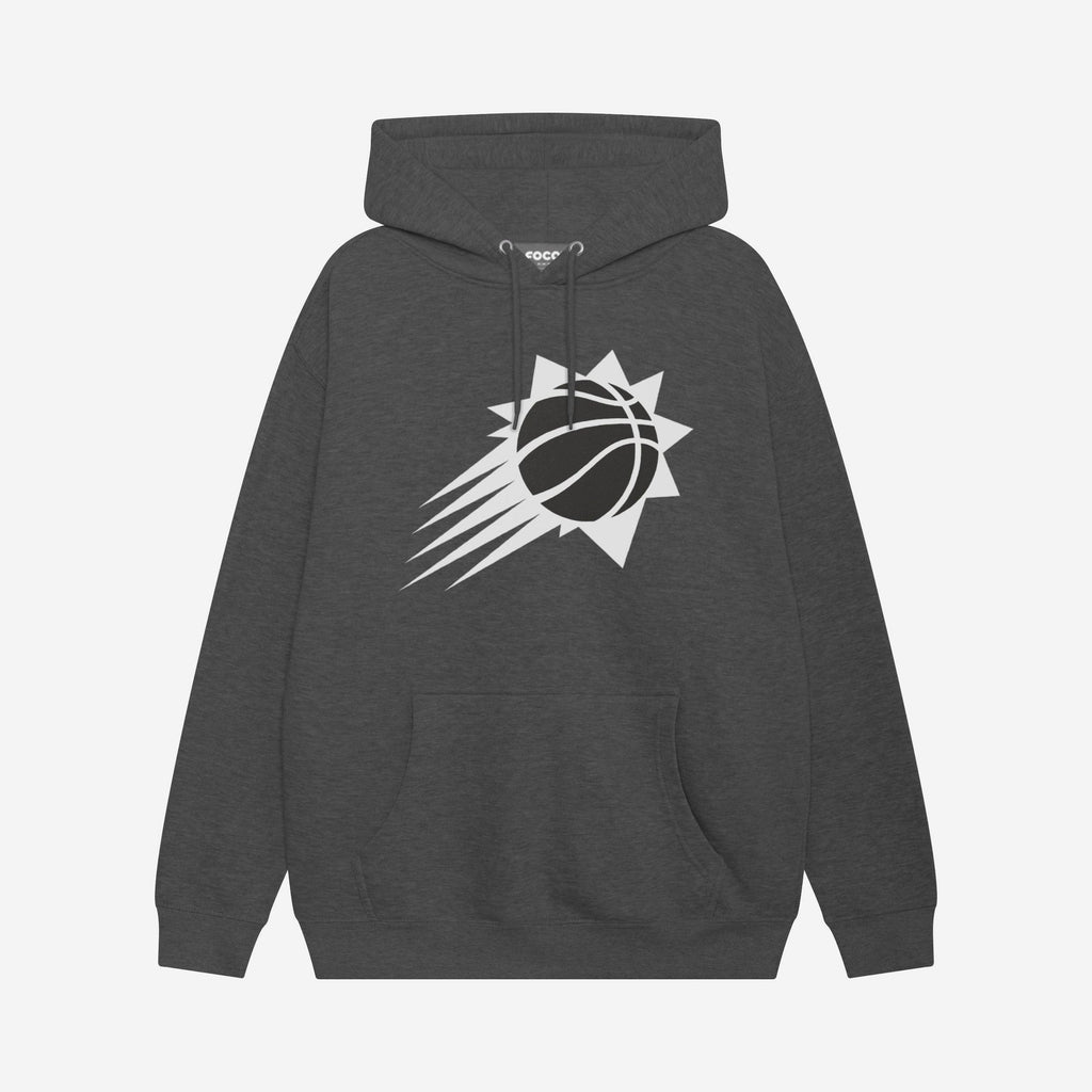 Phoenix Suns Black & White Primary Logo Hoodie FOCO S - FOCO.com