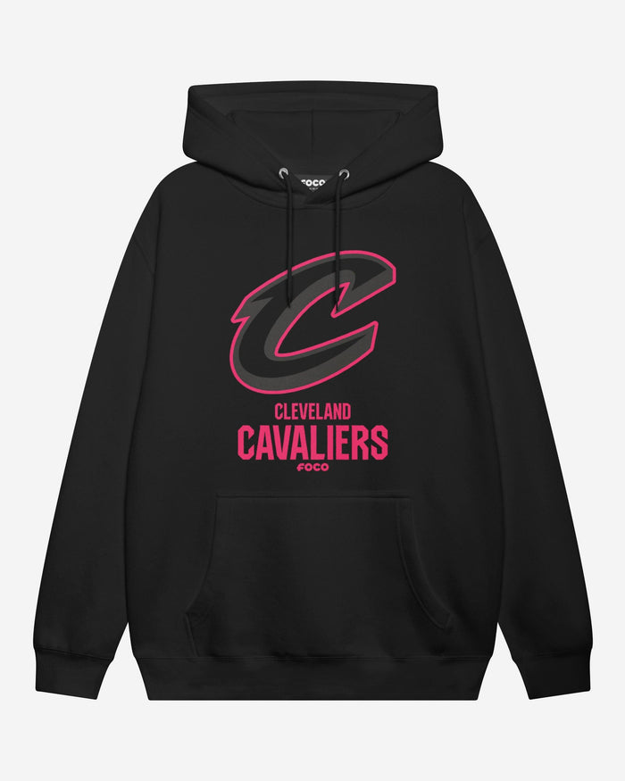 Cleveland Cavaliers Highlight Reel Hoodie FOCO Black/Neon Pink S - FOCO.com