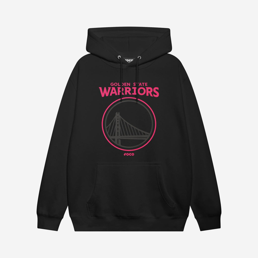 Golden State Warriors Highlight Reel Hoodie FOCO Black/Neon Pink S - FOCO.com