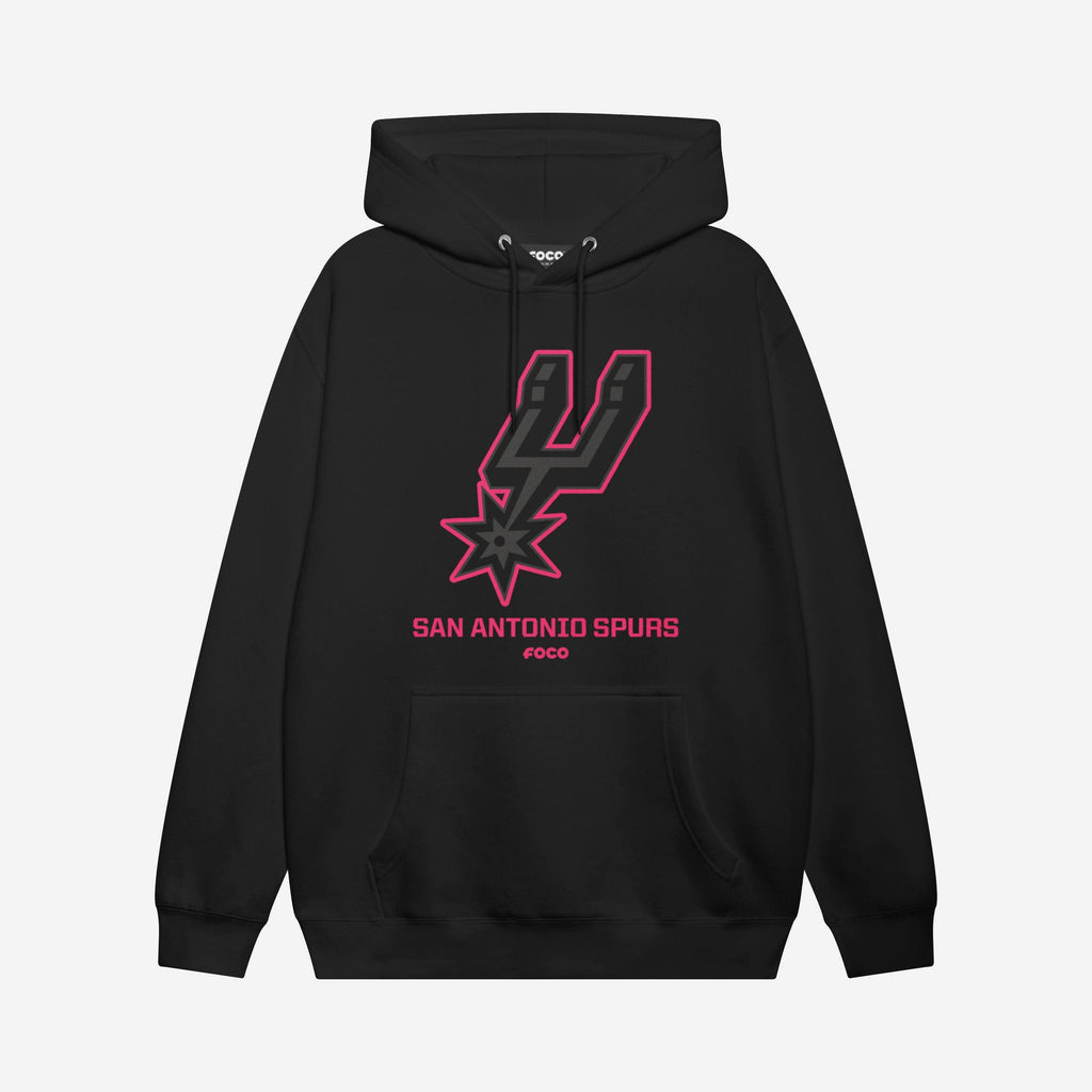 San Antonio Spurs Highlight Reel Hoodie FOCO Black/Neon Pink S - FOCO.com