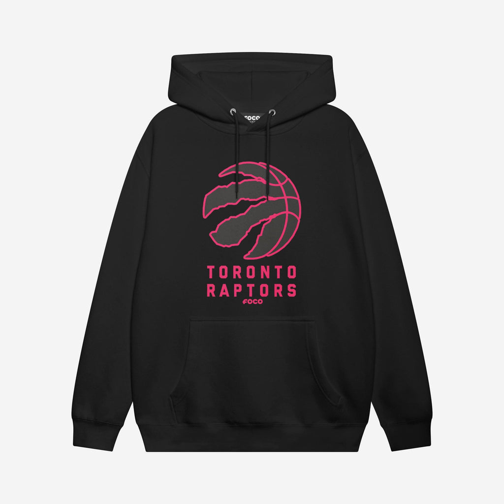 Toronto Raptors Highlight Reel Hoodie FOCO Black/Neon Pink S - FOCO.com