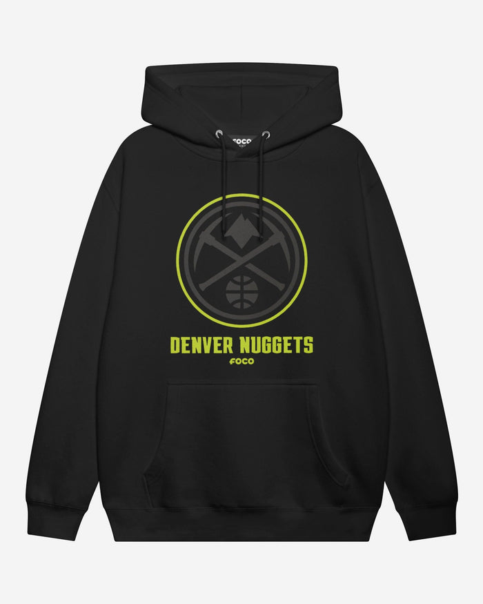Denver Nuggets Highlight Reel Hoodie FOCO Black/Volt S - FOCO.com
