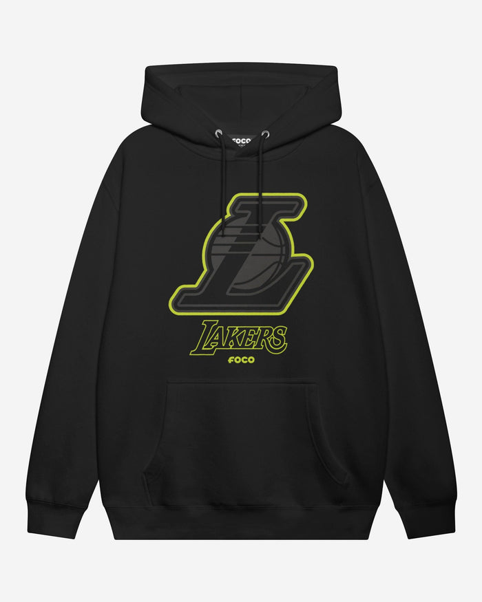 Los Angeles Lakers Highlight Reel Hoodie FOCO Black/Volt S - FOCO.com