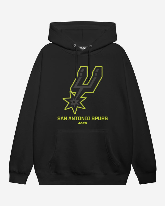 San Antonio Spurs Highlight Reel Hoodie FOCO Black/Volt S - FOCO.com