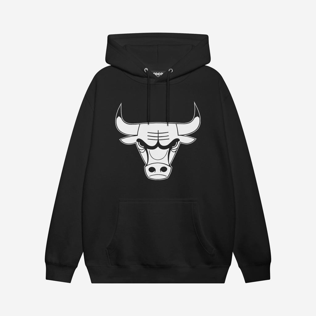 Chicago Bulls White Logo Hoodie FOCO S - FOCO.com