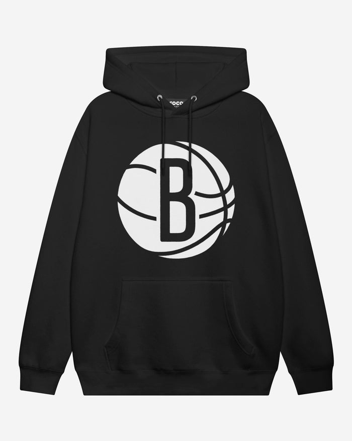 Brooklyn Nets White Logo Hoodie FOCO S - FOCO.com