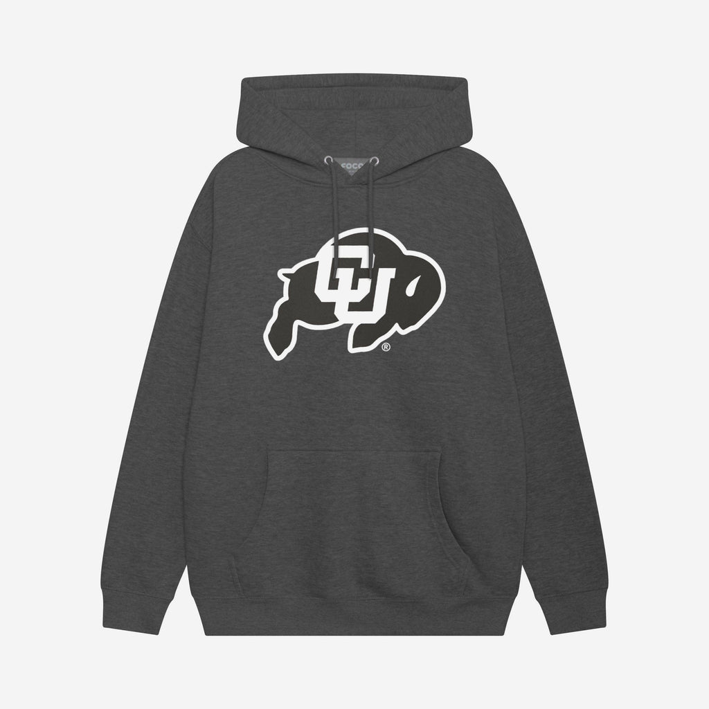 Colorado Buffaloes Black & White Primary Logo Hoodie FOCO S - FOCO.com
