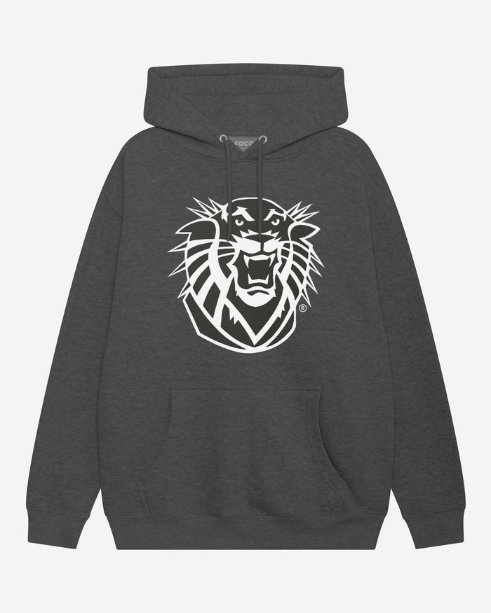Fort Hays State Tigers Black & White Primary Logo Hoodie FOCO S - FOCO.com