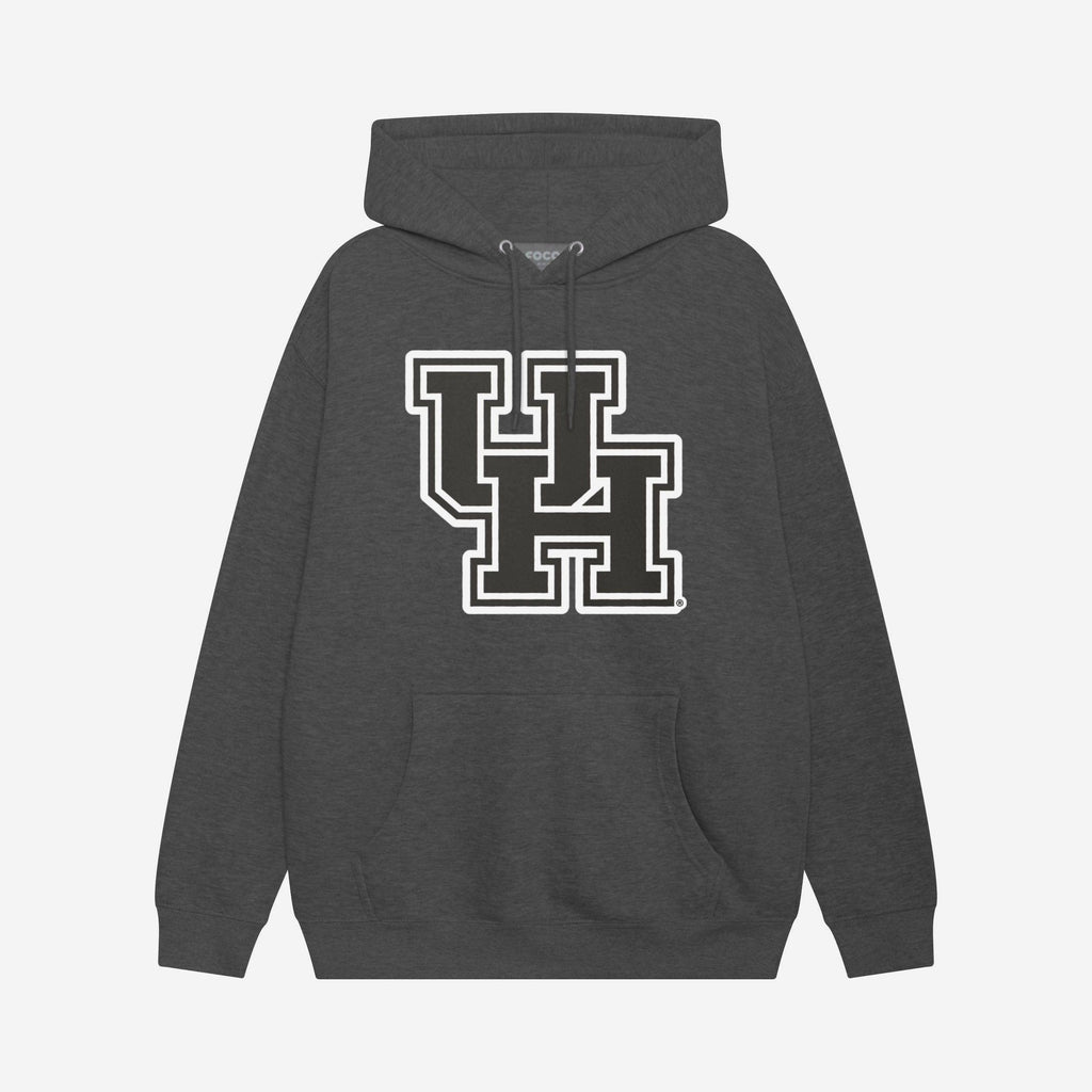 Houston Cougars Black & White Primary Logo Hoodie FOCO S - FOCO.com