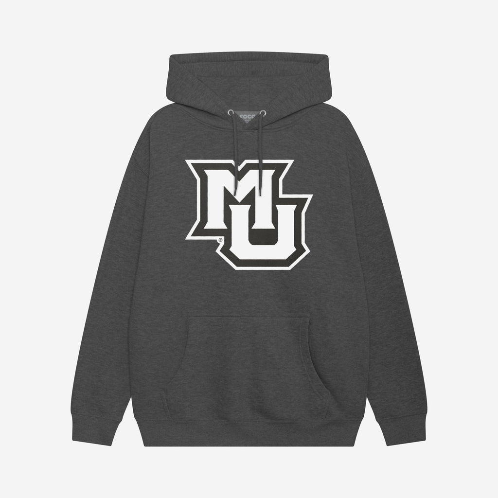 Marquette Golden Eagles Black & White Primary Logo Hoodie FOCO S - FOCO.com