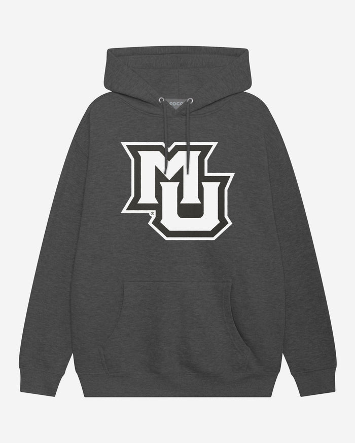 Marquette Golden Eagles Black & White Primary Logo Hoodie FOCO S - FOCO.com
