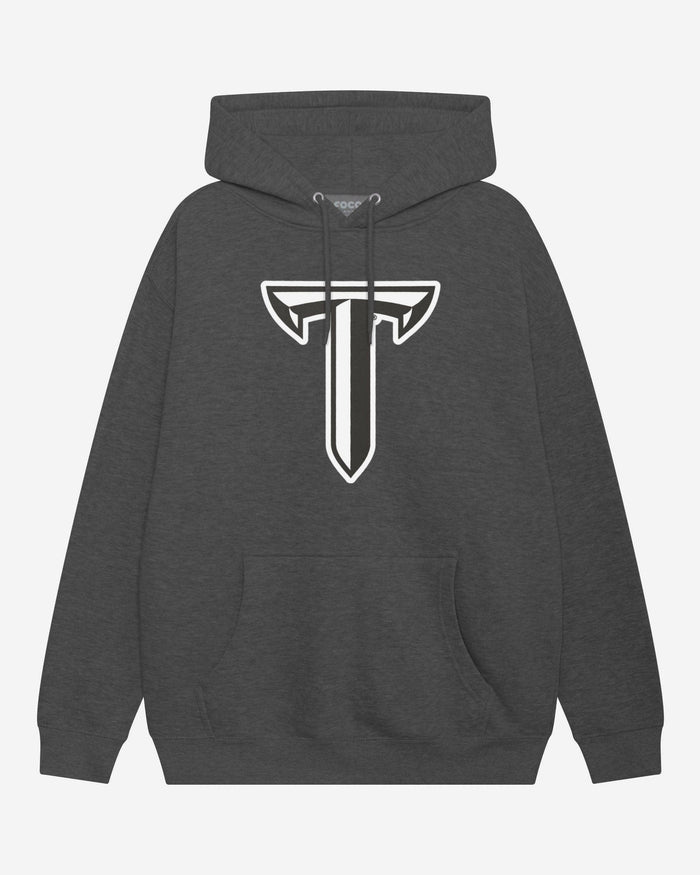 Troy Trojans Black & White Primary Logo Hoodie FOCO S - FOCO.com