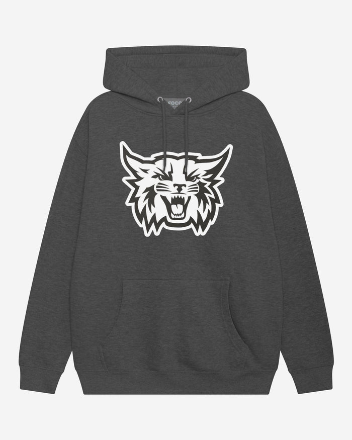 Weber State Wildcats Black & White Primary Logo Hoodie FOCO S - FOCO.com