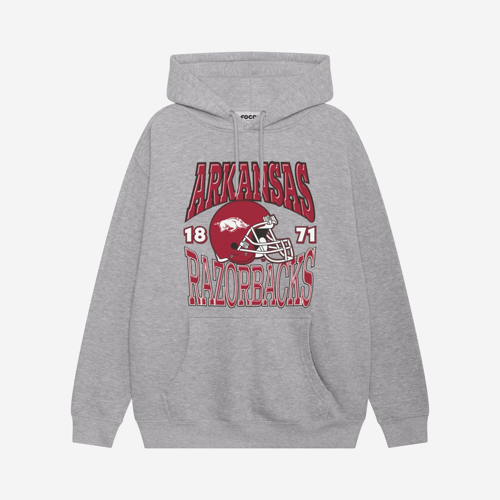 Arkansas Razorbacks Classic Team Helmet Hoodie FOCO S - FOCO.com