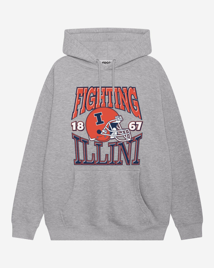 Illinois Fighting Illini Classic Team Helmet Hoodie FOCO S - FOCO.com