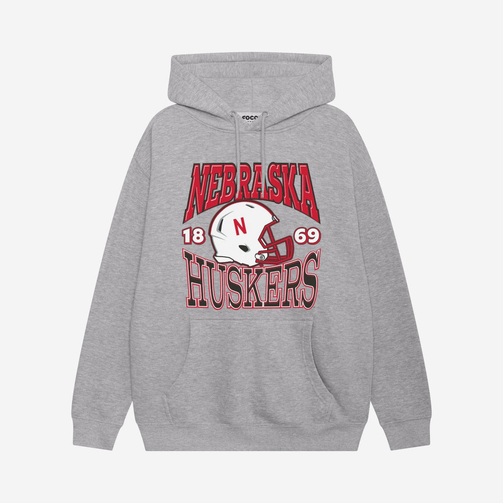 Nebraska Cornhuskers Classic Team Helmet Hoodie FOCO S - FOCO.com