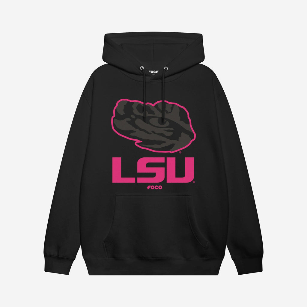 LSU Tigers Highlight Reel Hoodie FOCO Black/Neon Pink S - FOCO.com