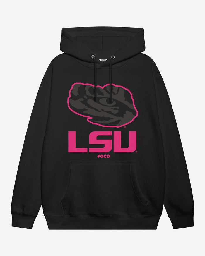LSU Tigers Highlight Reel Hoodie FOCO Black/Neon Pink S - FOCO.com