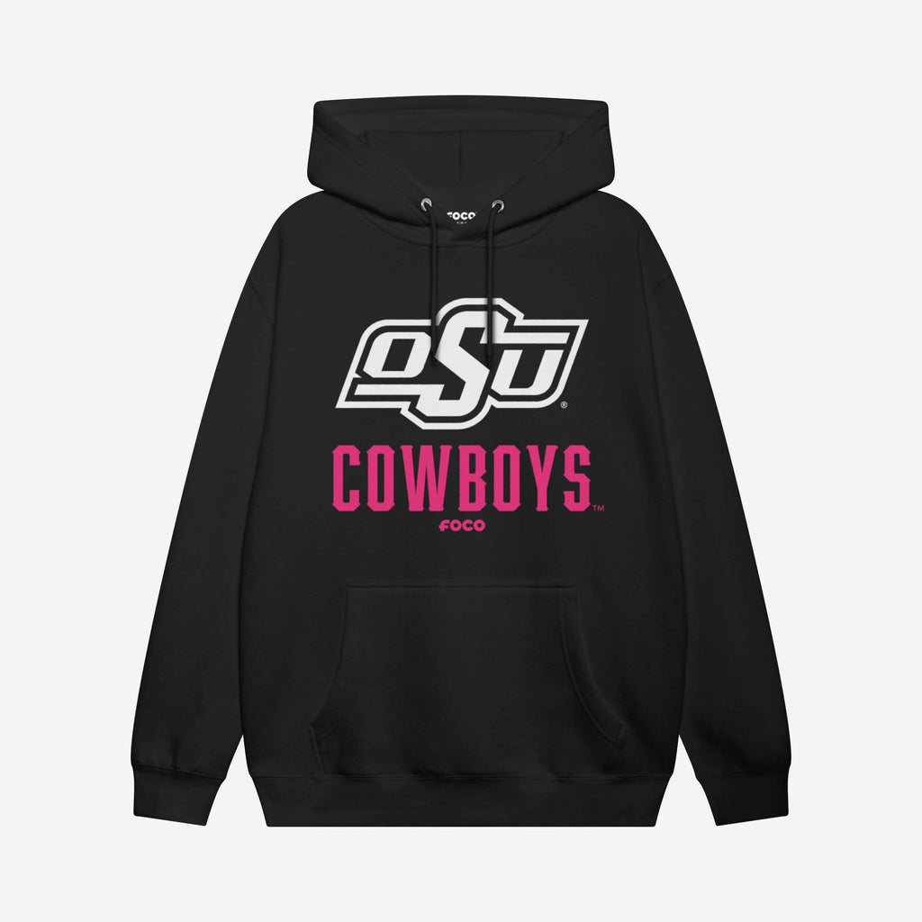Oklahoma State Cowboys Highlight Reel Hoodie FOCO Black/Neon Pink S - FOCO.com