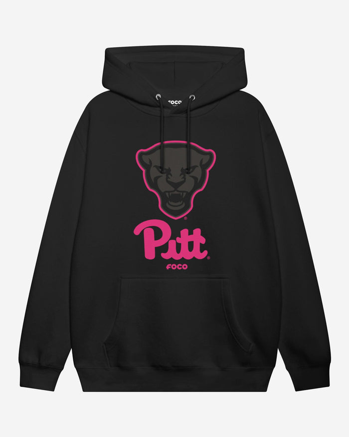 Pittsburgh Panthers Highlight Reel Hoodie FOCO Black/Neon Pink M - FOCO.com