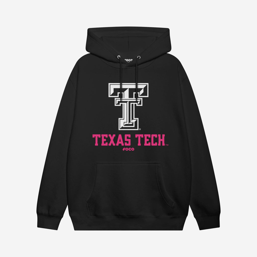Texas Tech Red Raiders Highlight Reel Hoodie FOCO Black/Neon Pink S - FOCO.com