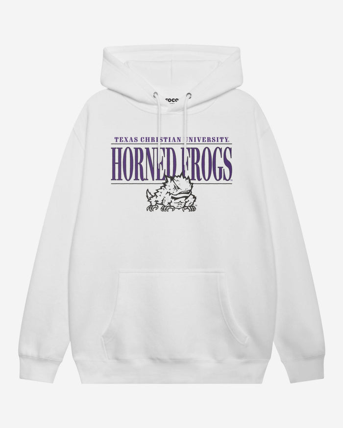 TCU Horned Frogs Signature Bar Hoodie FOCO S - FOCO.com