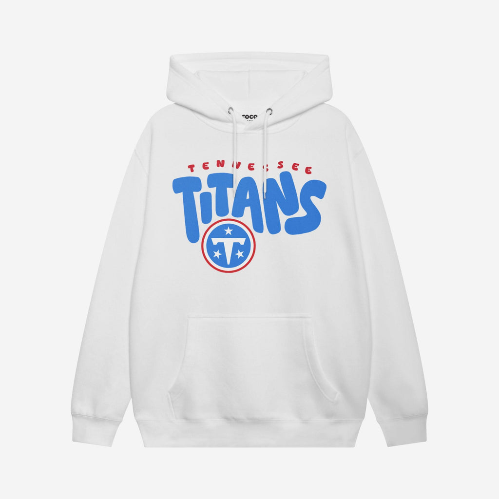 Tennessee Titans Bubble Hoodie FOCO White S - FOCO.com
