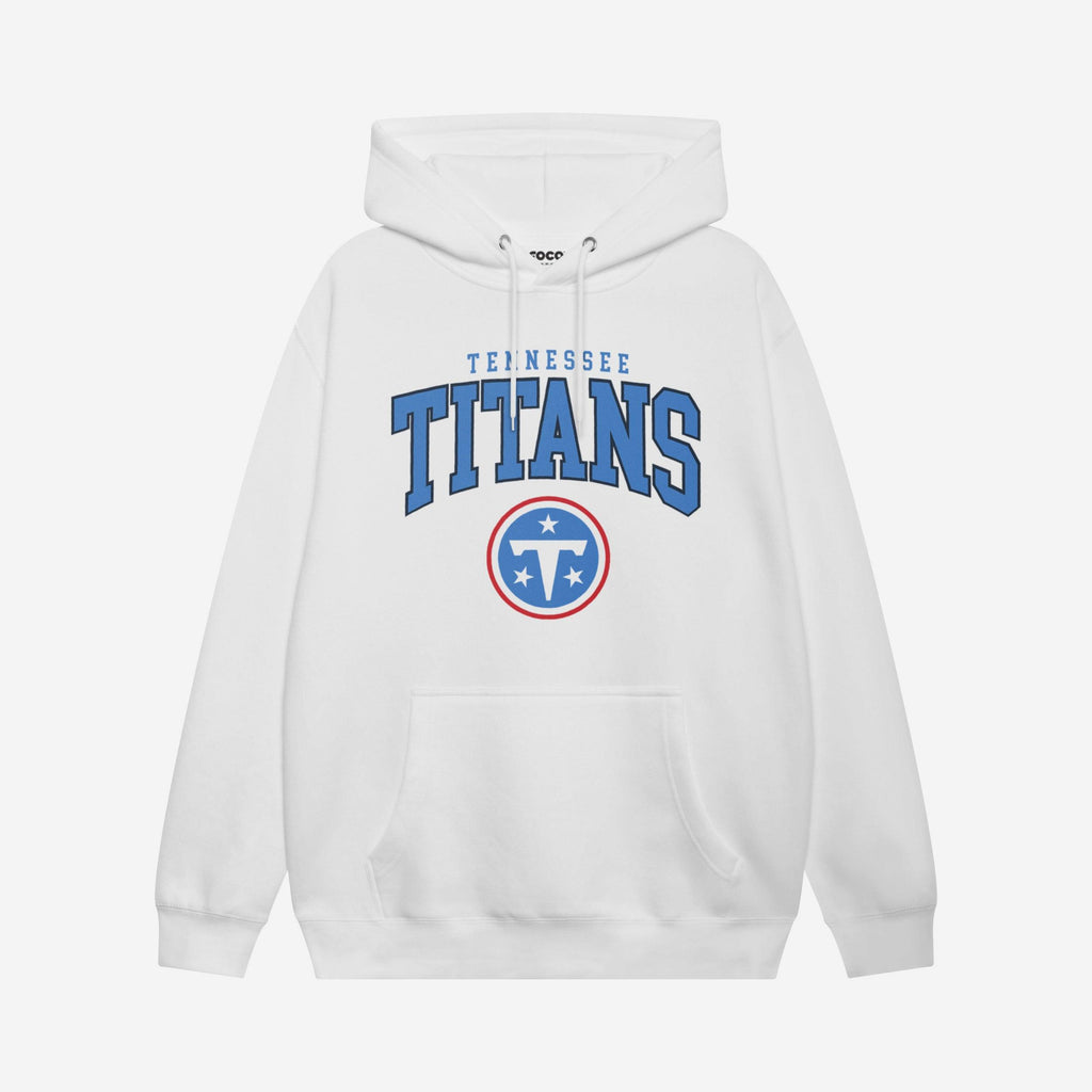 Tennessee Titans Classic Logo Hoodie FOCO White S - FOCO.com