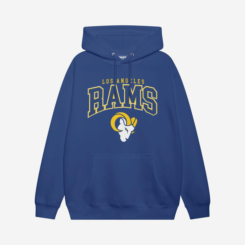Los Angeles Rams Classic Arched Logo Hoodie FOCO S - FOCO.com