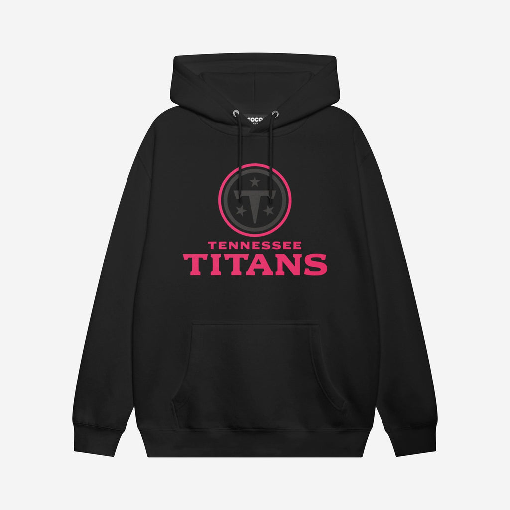 Tennessee Titans Highlight Reel Hoodie FOCO Black/Neon Pink S - FOCO.com