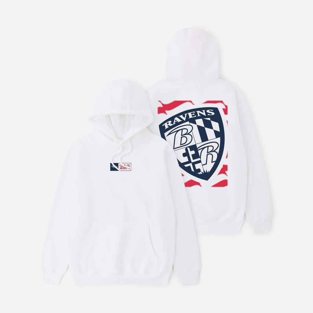 Baltimore Ravens American Heritage Hoodie FOCO S - FOCO.com