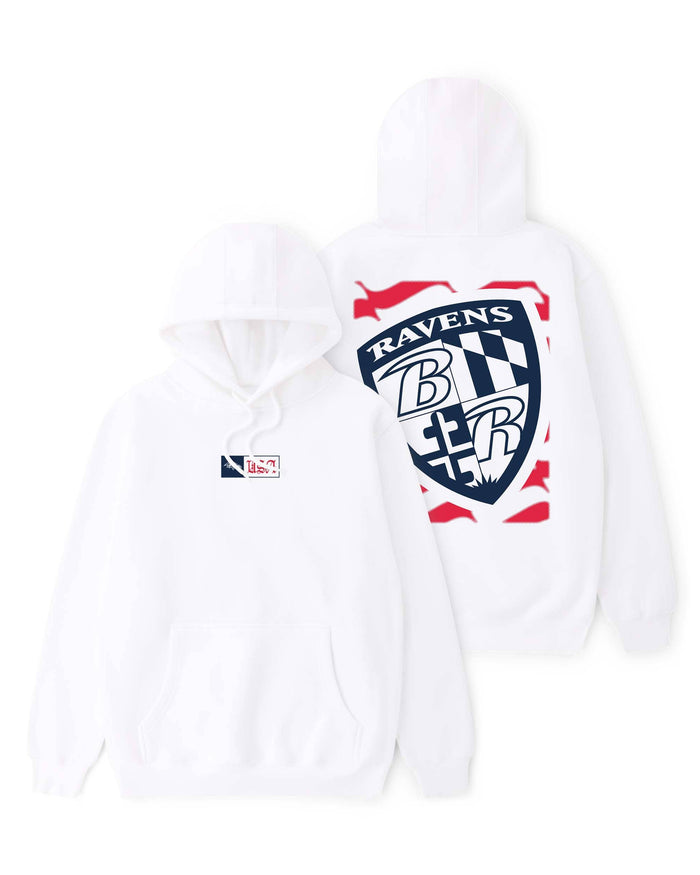 Baltimore Ravens American Heritage Hoodie FOCO S - FOCO.com