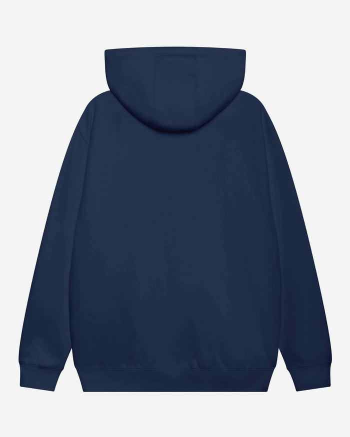 New England Patriots Arched Wordmark Hoodie FOCO Athletic Heather S - FOCO.com