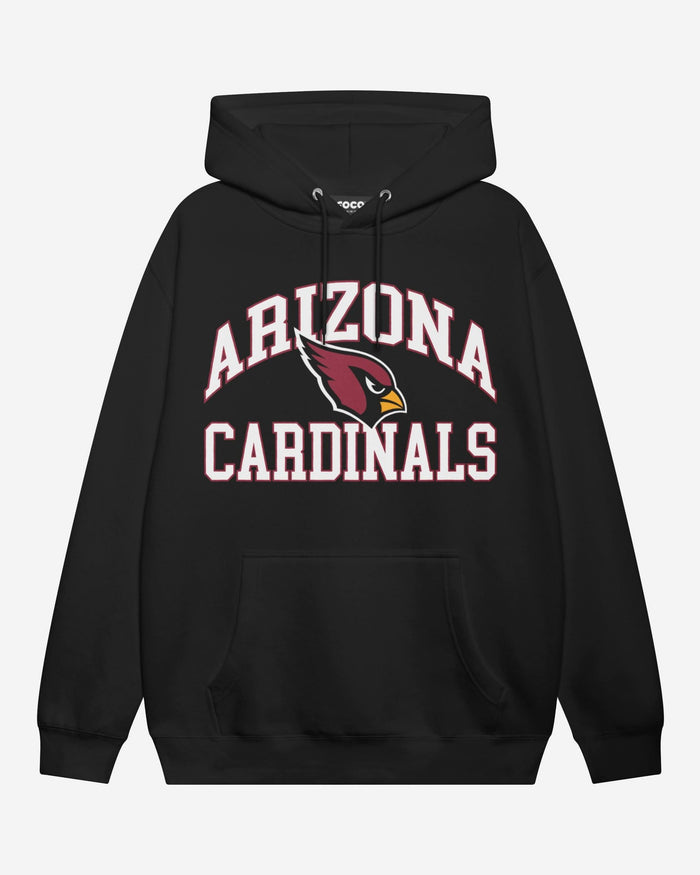 Arizona Cardinals Arched Wordmark Hoodie FOCO Black S - FOCO.com
